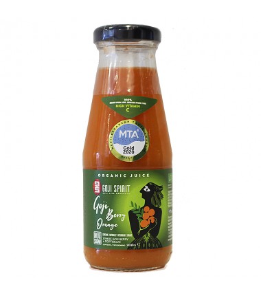 Juice 100% Organic Natural  with Goji berry and Orange 200ml