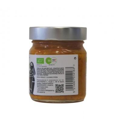 Organic Spread Goji berry-Orange-Basil with Agave 240gr