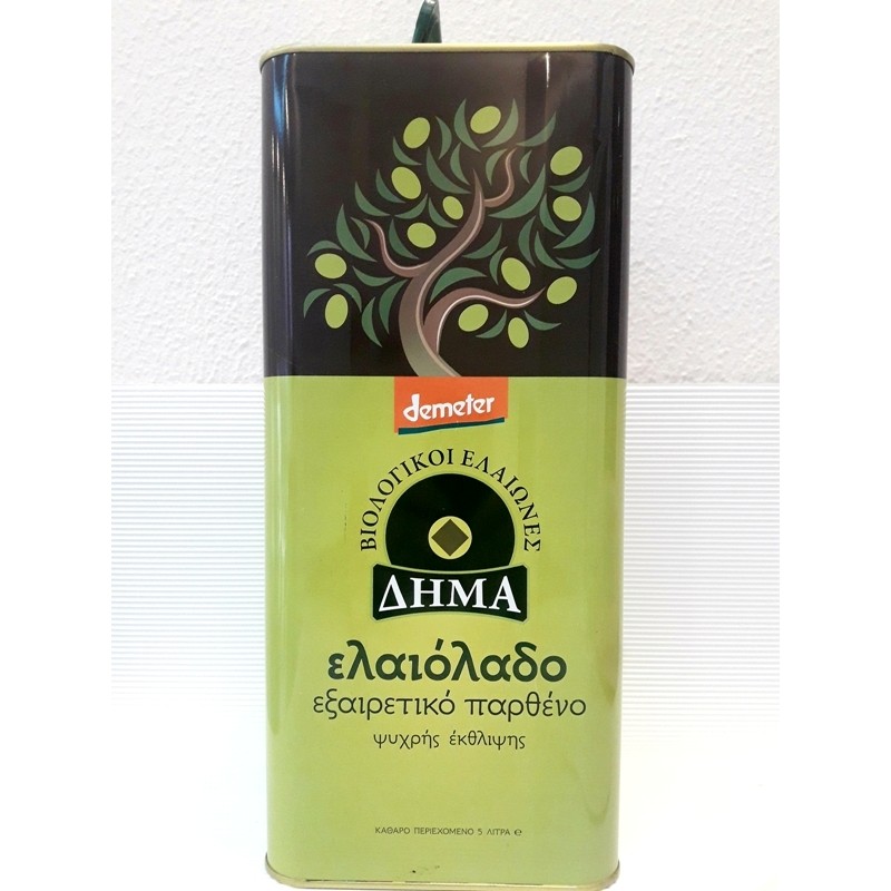 Organic Extra Virgin Olive Oil (Demeter) Dimas 5L
